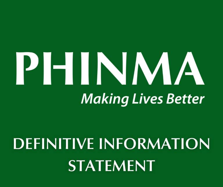 PHN Definitive information statement